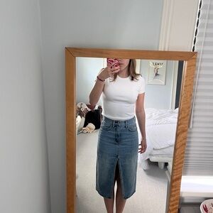 Aritzia Denim Forum Skirt!